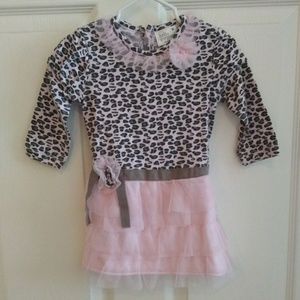Animal print & pink dress